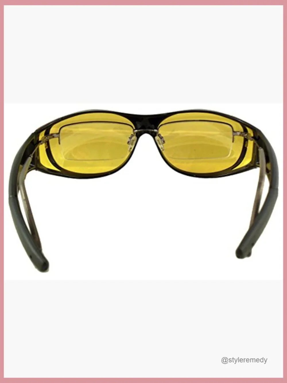 Night Driving Fit Over Sunglasses Yellow Lens Polycarbonate